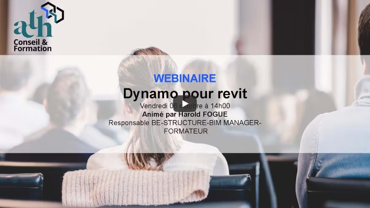  Replay du webinaire Dynamo pour Revit dans le processus BIM