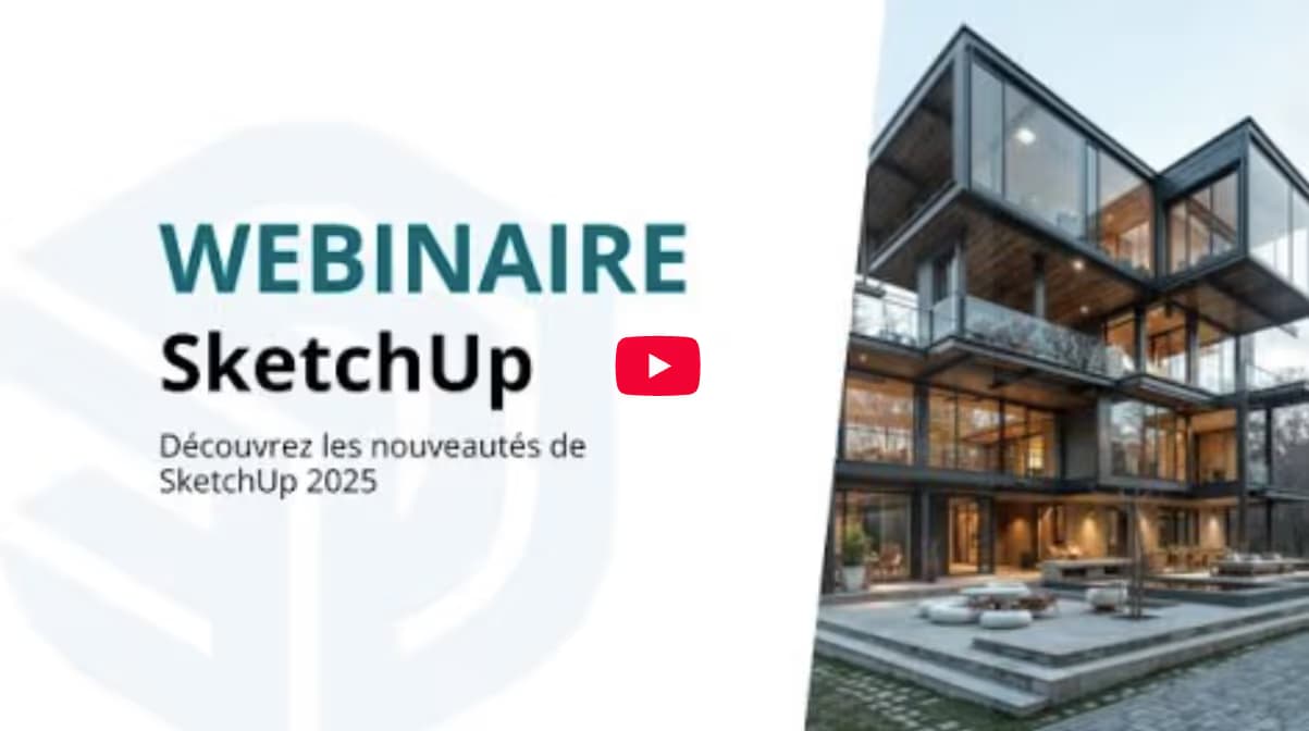 Replay du webinaire les nouveautés de SketchUp 2025